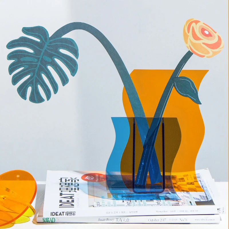 

Vases Nordic Arcylic Home Decor Ins Home Decoratoin Accessories